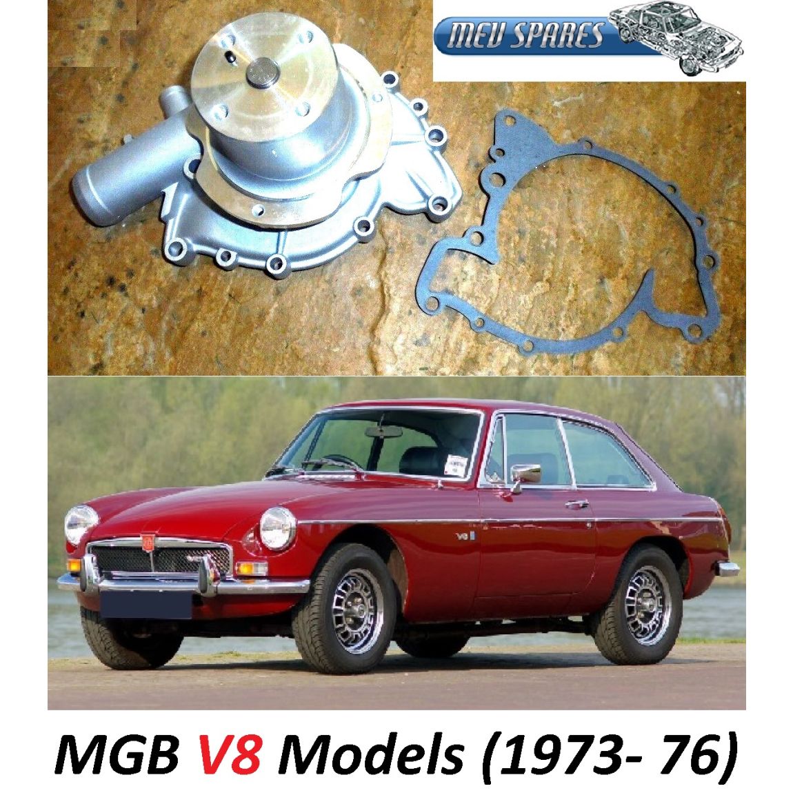 WATER PUMP (MG B) (V8, 3.5 Litre) (1973- 76) 